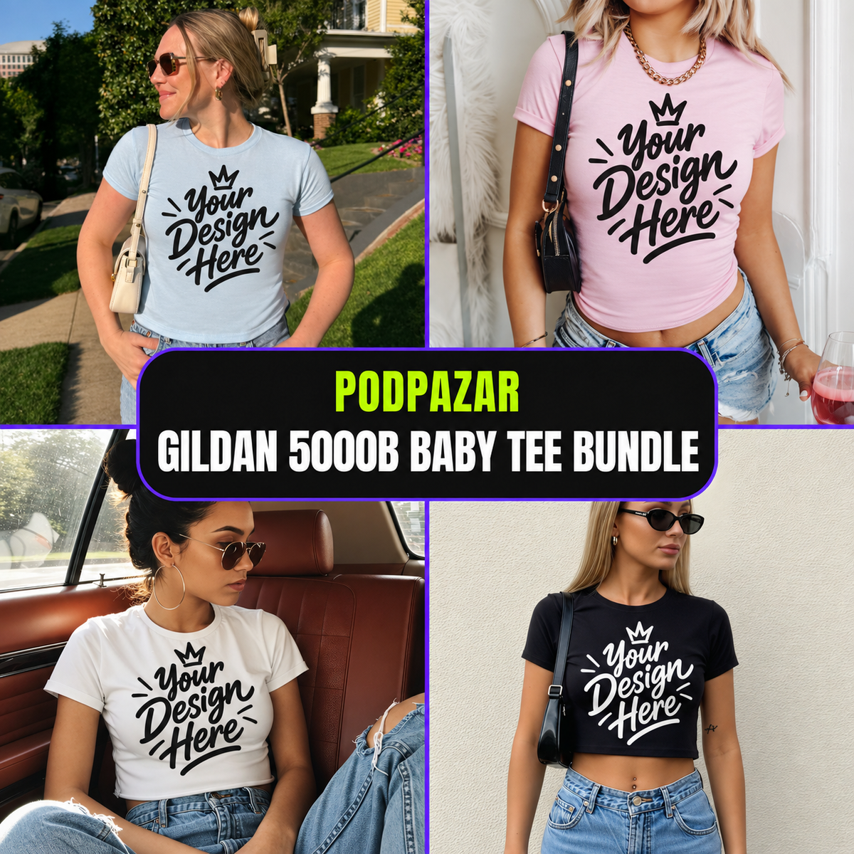 GILDAN 5000B BABY TEE BUNDLE